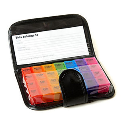 Image of 7 Day Pill Organizer Dispenser Case